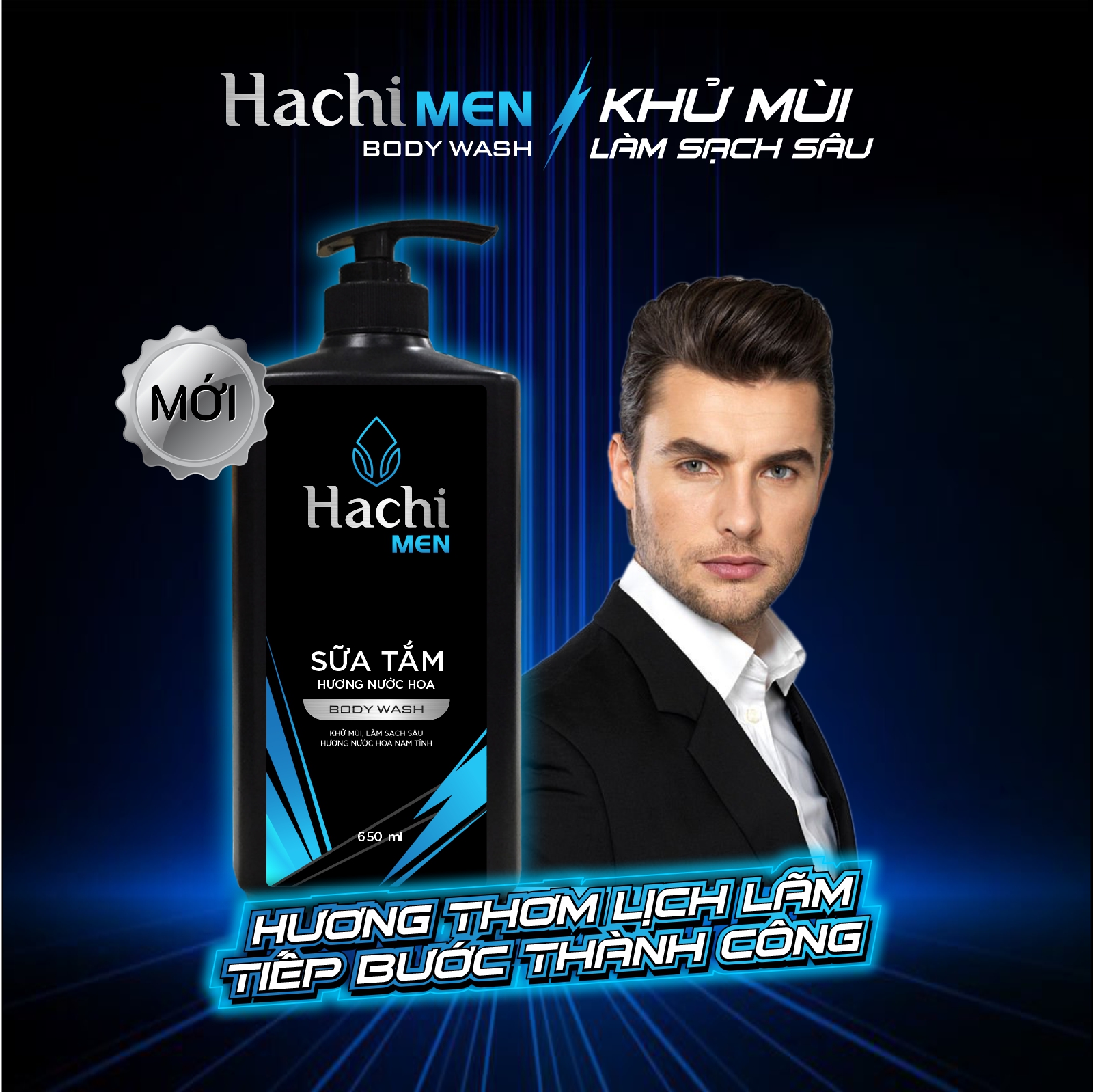 SỮA TẮM HACHI MEN