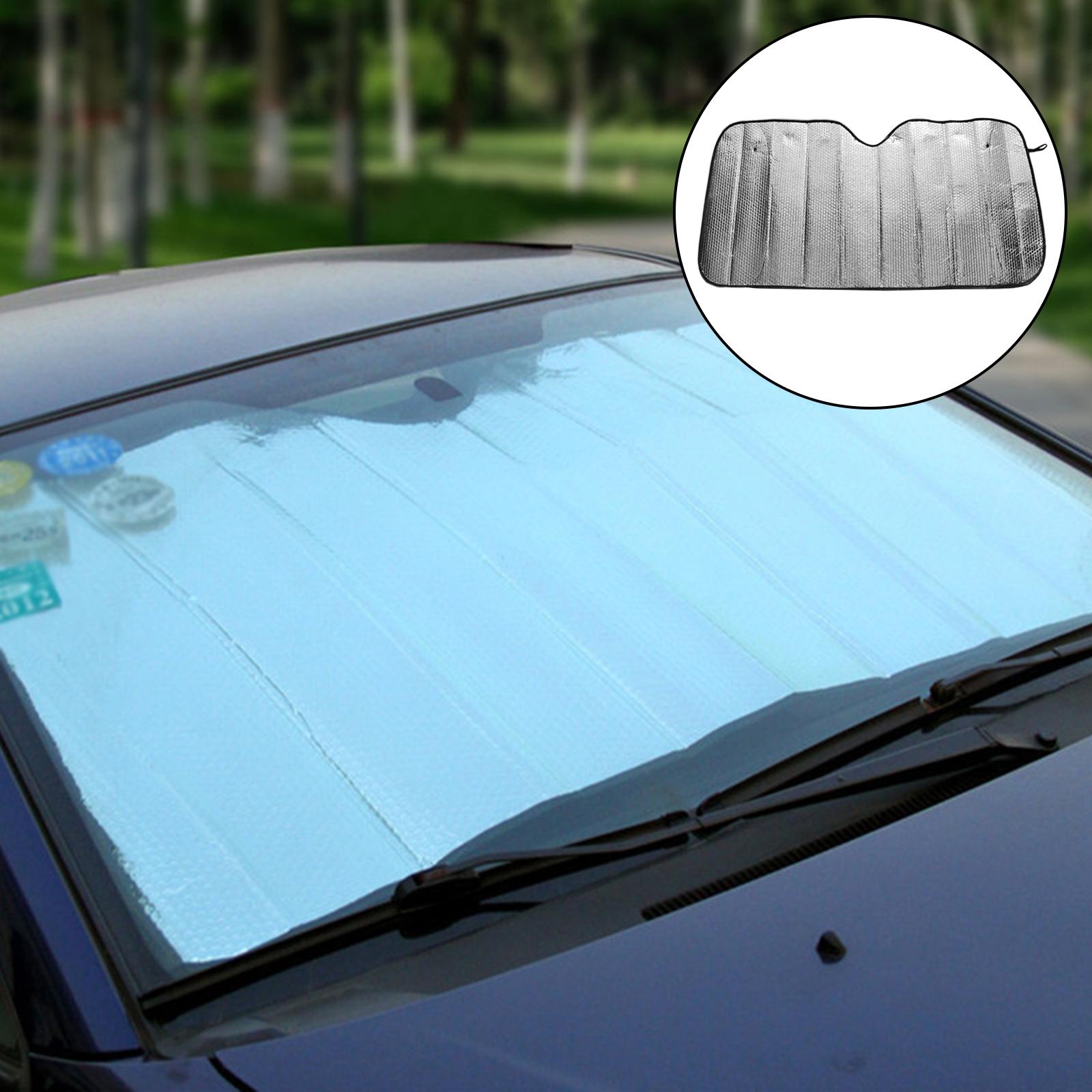Gazechimp Car Windshield Sunshade, Sun Visor Protector Foldable Keep Vehicle Car Sunshades Car Windshield Sun Shade for Front Window Trucks