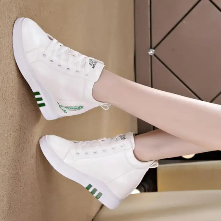 white high top shoes