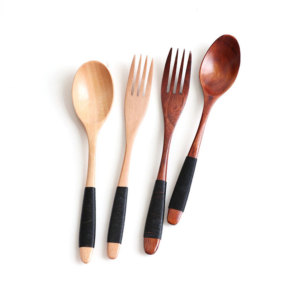 Wooden%20Natural%20Soups%20Cereal%20Utensil%20Kitchen%20Supplies%20Spoon%20Dinnerware%20Sets%20Tableware%20Fork%20-%20Image%204