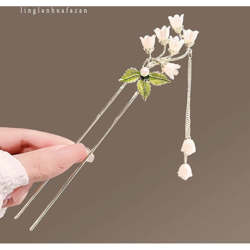 Trâm cài tóc phượng hoàng phụ kiện tóc cô dâu