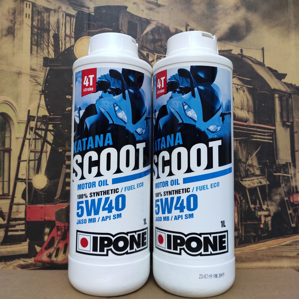 Nhớt cao cấp IPONE Katana Scoot 5W40 ( High Scooter) 1L