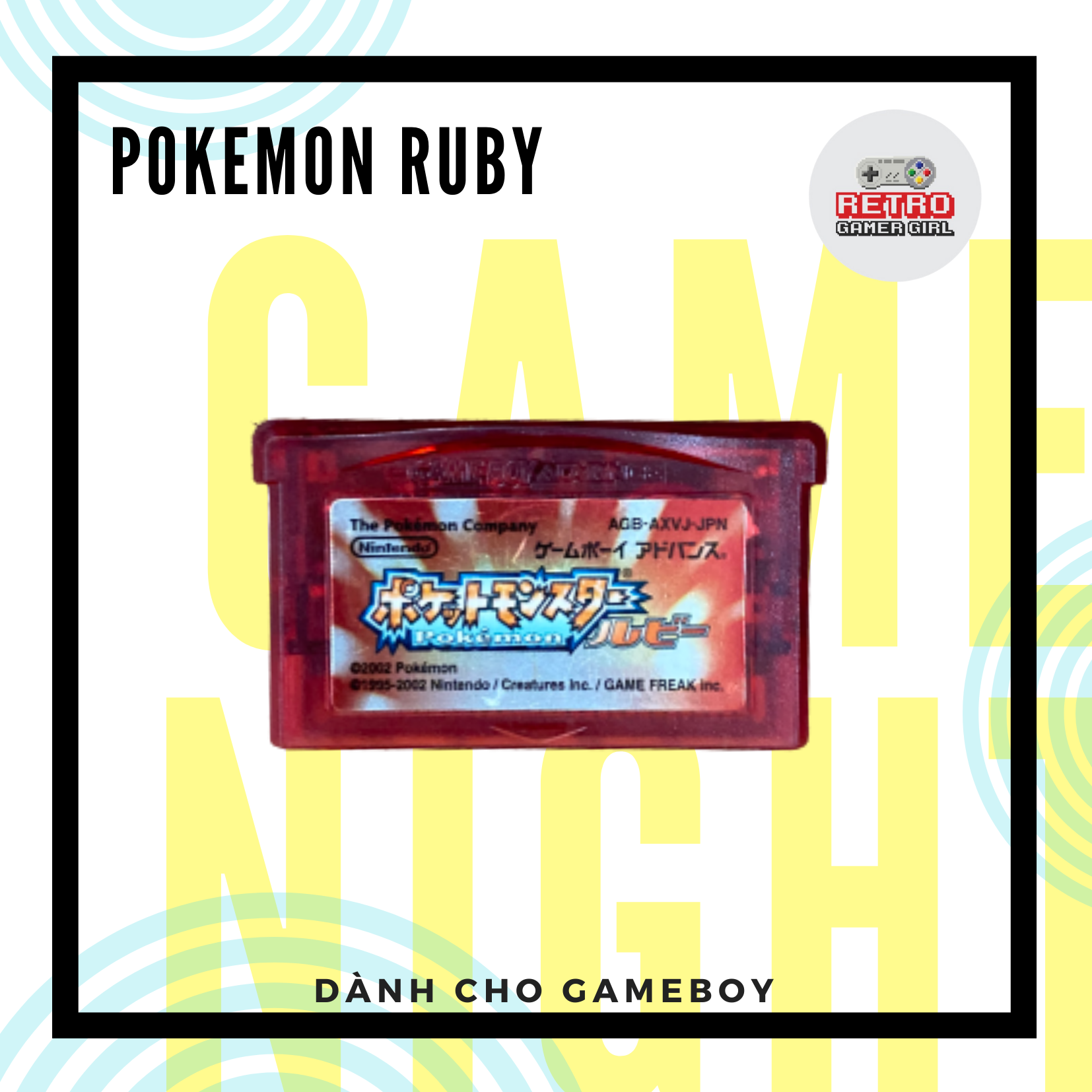 Băng game Pokemon Ruby Gameboy hệ Nhật