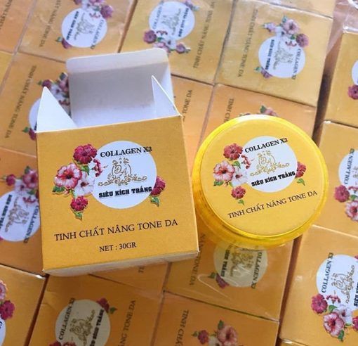 Tinh chất nâng tone da_siêu kích trắng collagen x3 30g