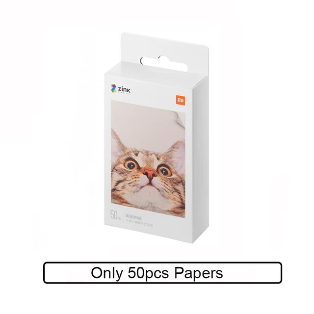 Mijia Portable Photo Printer Ar Printer 300dpi Diy Share 500mah Bluetooth Picture Printer Mini Pocket Printer Mijia App