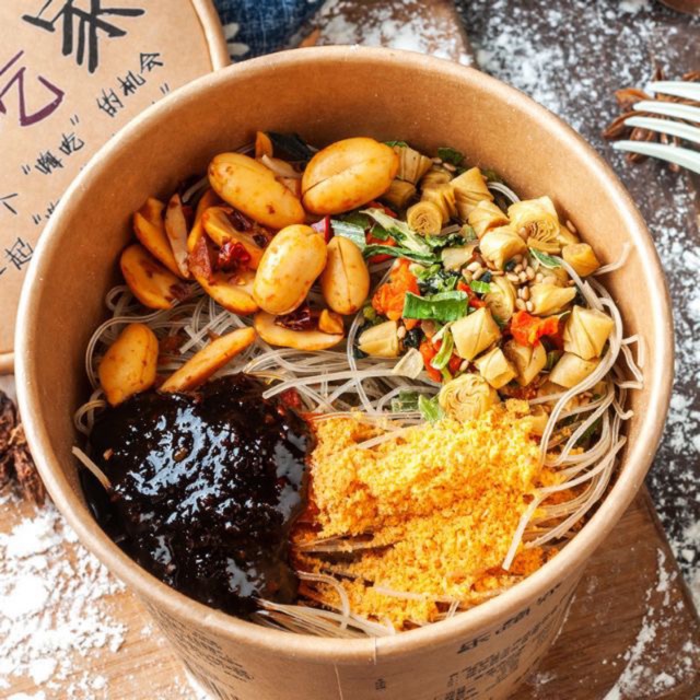 [Loại 1] Thùng 6 hộp miến chua cay Trùng Khánh