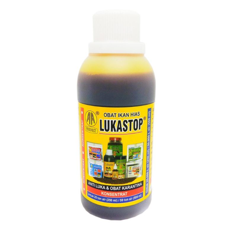 Obat ikan anti bakteri  AKARI AA LUKA STOP 500ML