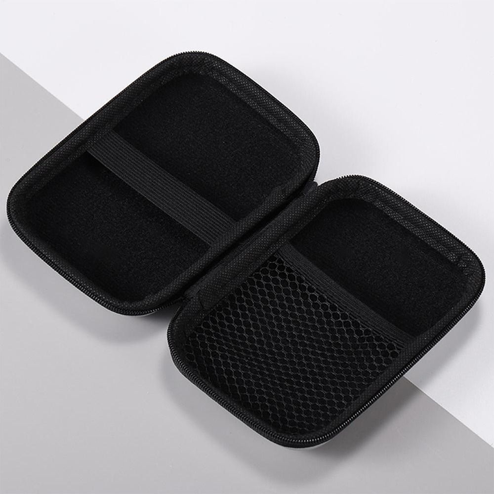 AIMEE Portable Cable Organizer Pouch Case Carry Headphone Headset Accessories Storage Box 2.5" External HDD SSD Box Earphone Bag Hard Drive Disk Case