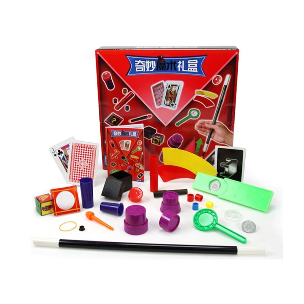 WUXU Có hướng dẫn Đạo cụ Ma Thuật Đơn giản Các loại khác nhau Bộ ma thuật cho người mới bắt đầu Thú vị Dạy quét mã Bộ trò ảo thuật Quà sinh nhật cho trẻ em