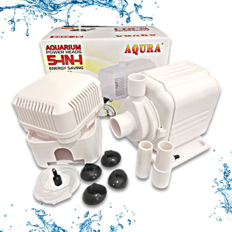 Pompa Kolam Hidroponik AQURA 5IN1 SP 5200