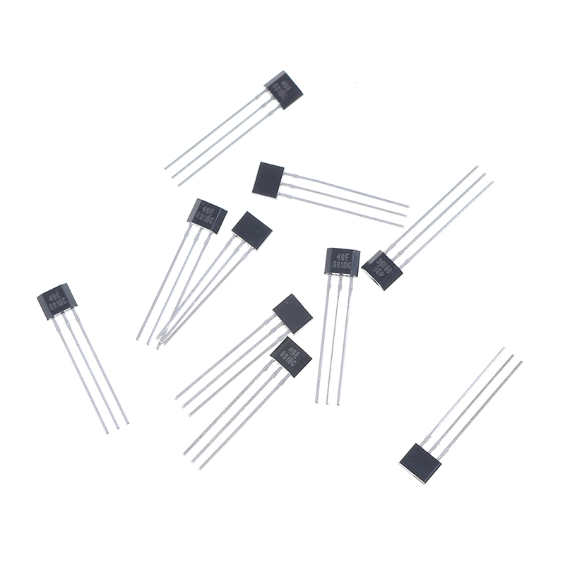 HITN 10 chiếc cảm biến Hall Element 49e oh49e ss49e cảm biến tuyến tính cảm biến Hall