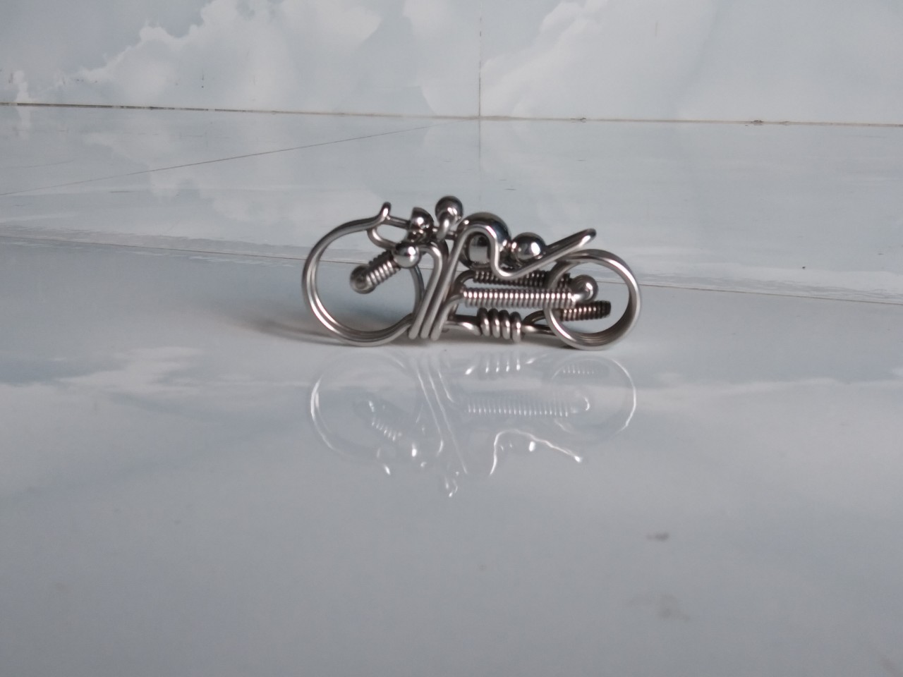 móc khóa inox thủ công