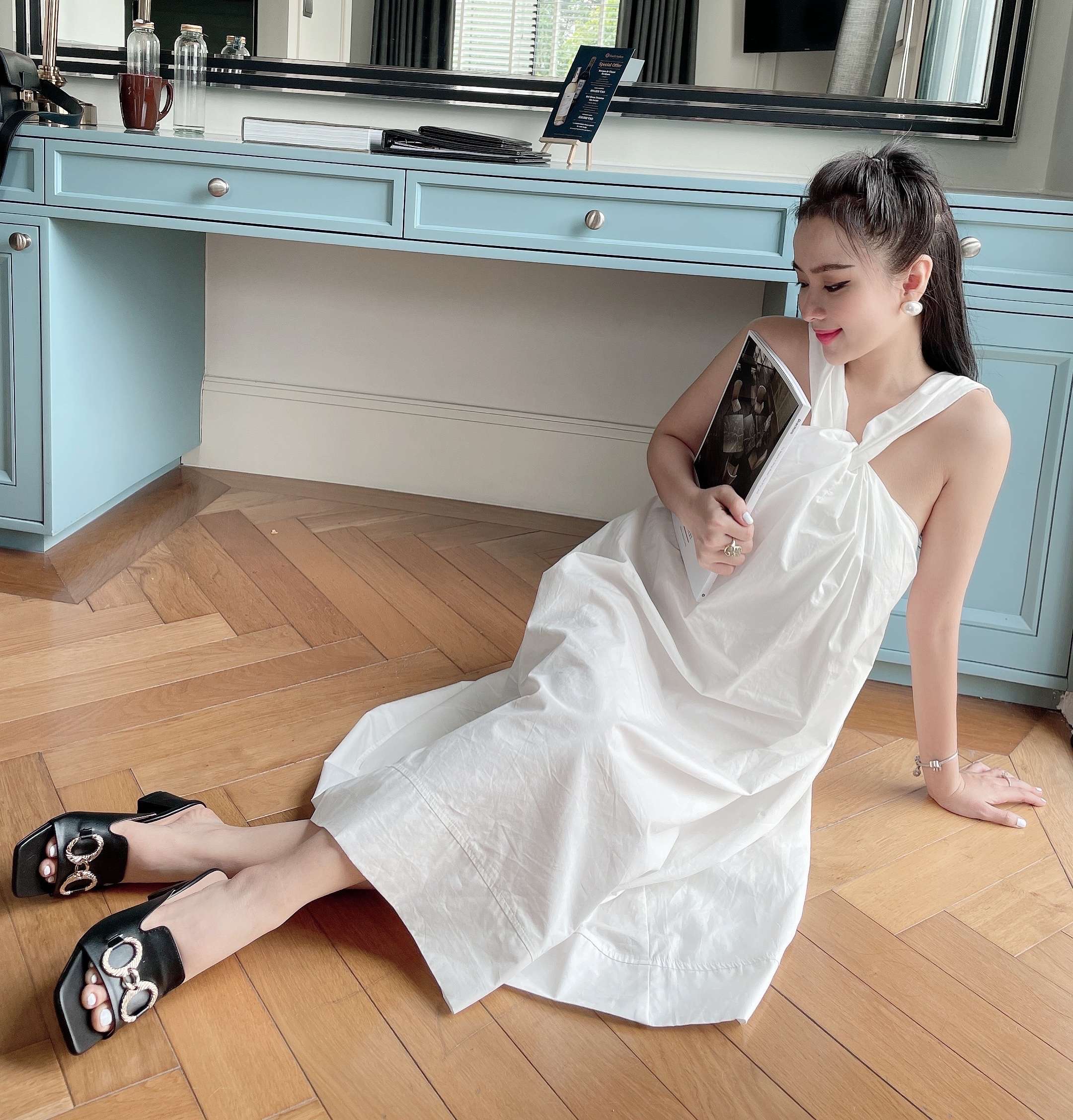 Giày cao gót đẹp thời trang 5 phân Luvia 13CG