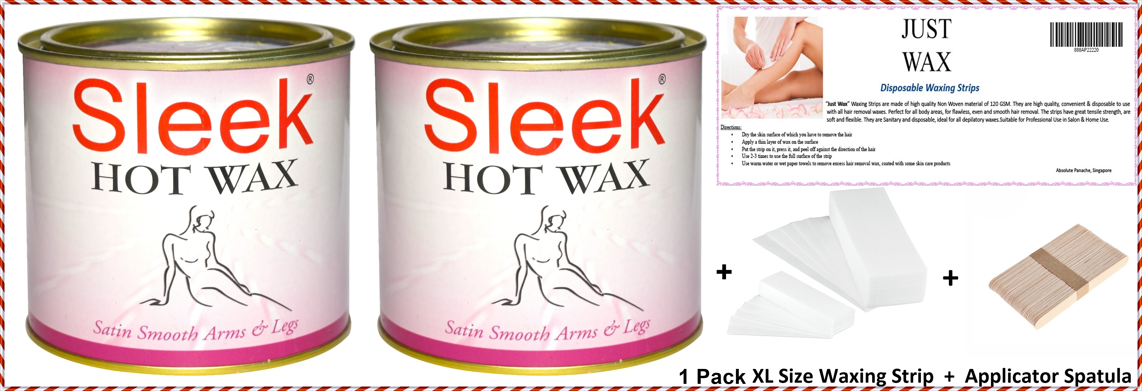 Sleek Hair Removing - Depilatory Wax - Hot Wax - For Satin Smooth Skin - Honey  Wax - Water Soluble - 250 gms to 1200 gms - All Skin Types | Lazada  Singapore