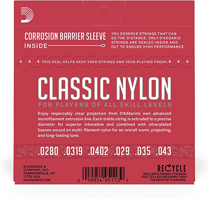 Dây đàn guitar classic D'addario EJ27N