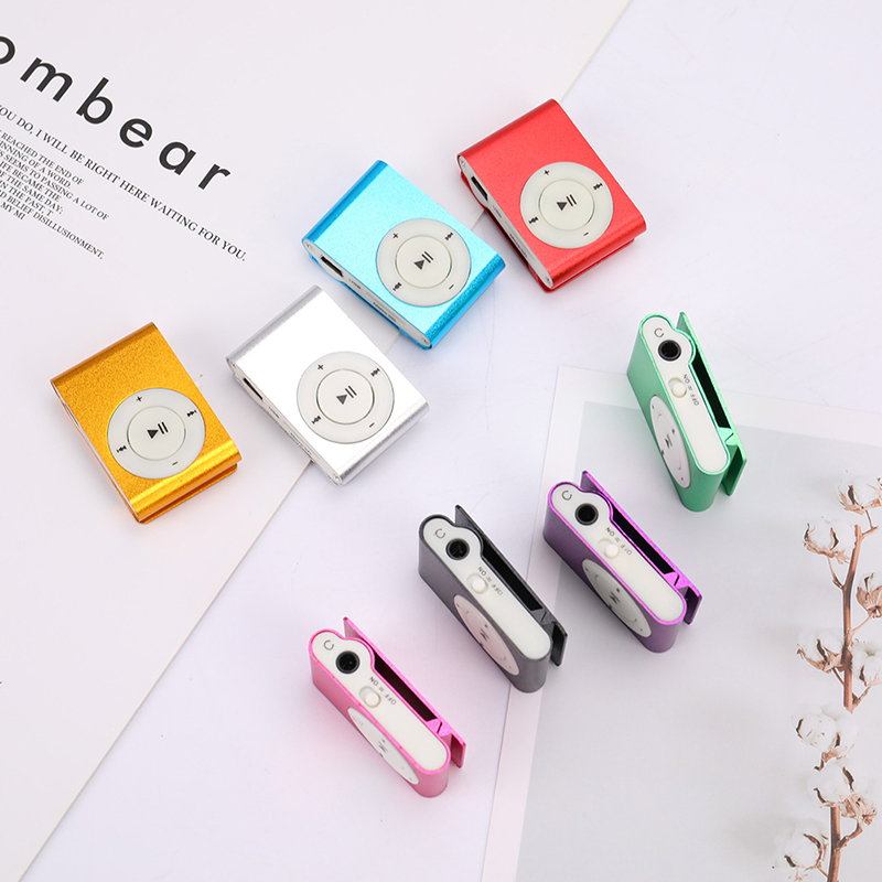 USB Mini Portable MP3 Music Player Clip Support 32GB Micro TF Card Earphone MAOQIAN. 