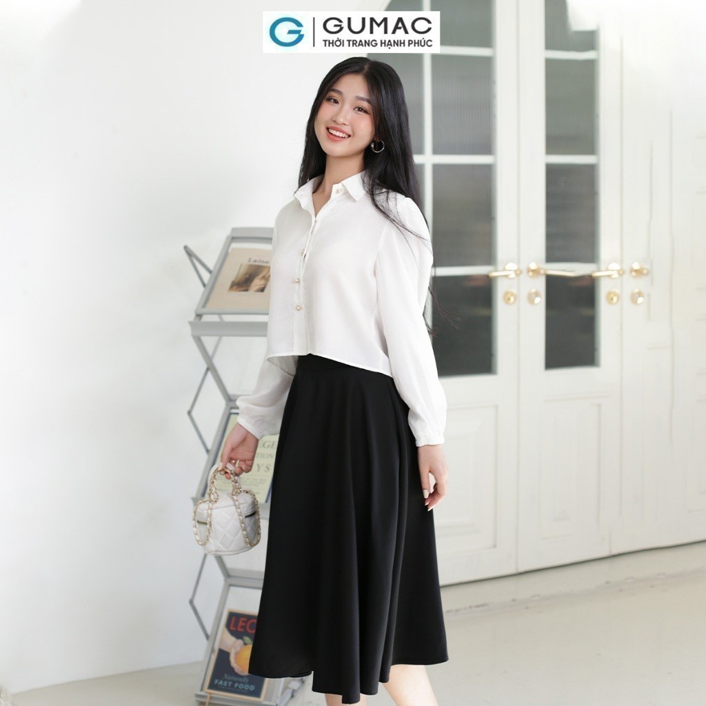 Chân váy xòe B4 thời trang GUMAC BVE00014