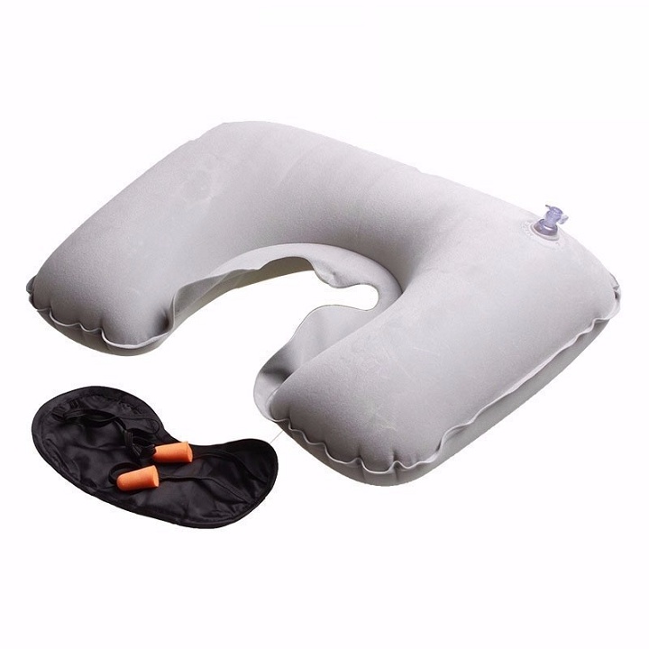 (SỈ) Bộ 3 Món Gối Ngủ Hơi Du Lịch