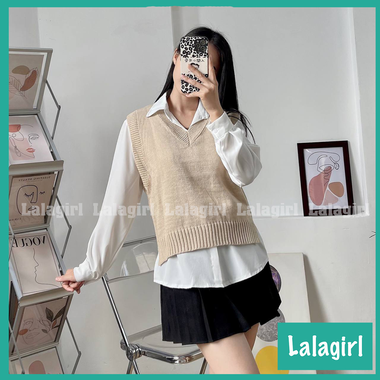 Áo Gile Len Nữ, Gile Len Mỏng Cổ Tim Chất Đẹp [LMT]