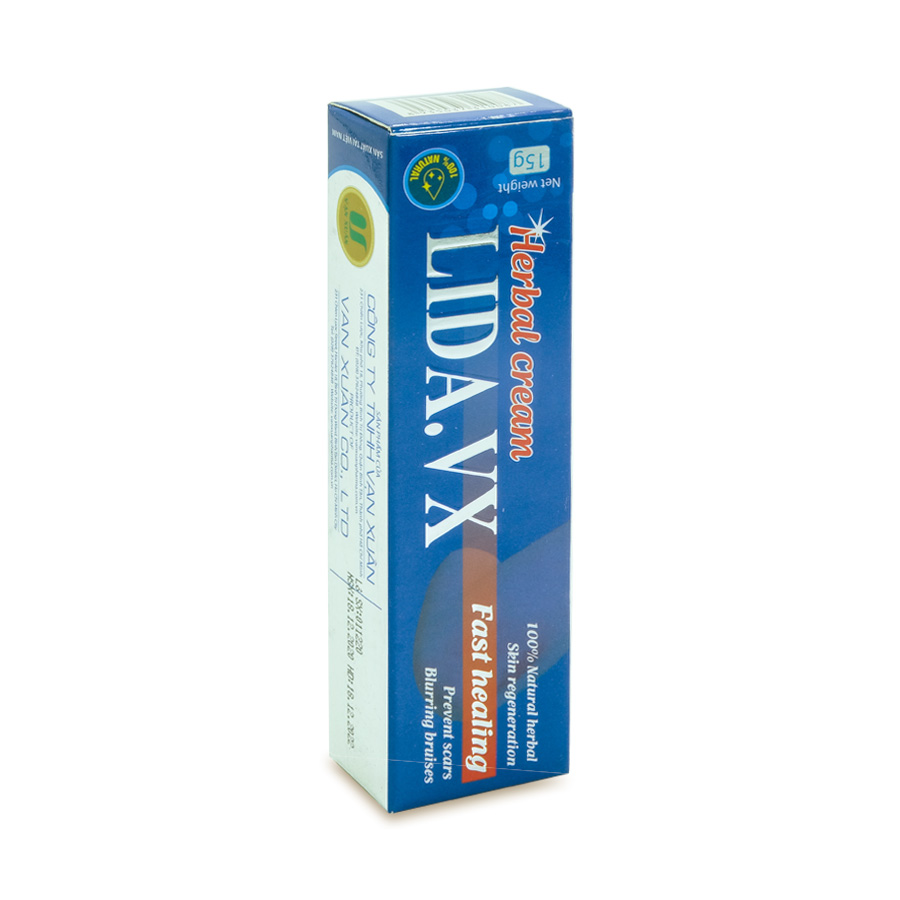 LIDA.VX Kem Thảo Dược Mau Liền Da