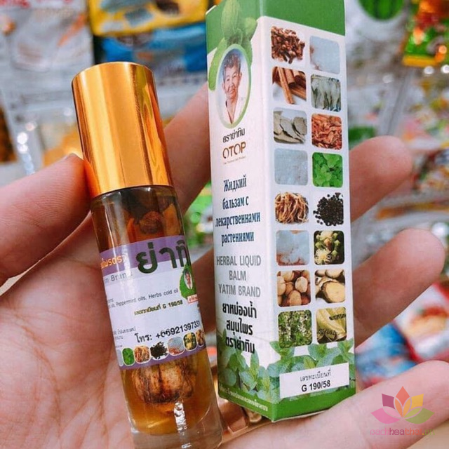 [HCM]Dầu lăn thảo dược 16 vị otop