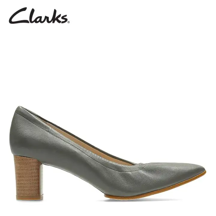 Clarks Grace Isabella Dark Grey Lea 