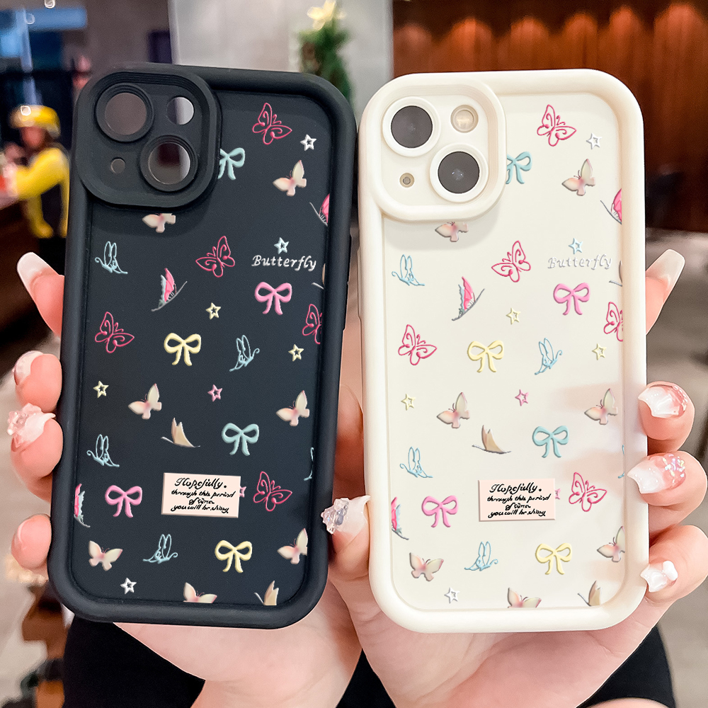 ZeroQiQi%20for%20Redmi%20Note%2014%204G%205G/Note%2014%20Pro+%205G/Turbo%204%20Poco%20X7%20Pro%20Back%20Cover%20Full%20Screen%20Color%20Bow%20Tie%20Soft%20Rubber%20Ladder%20Camera%20Protection%20Phone%20Case%20-%20Image%203