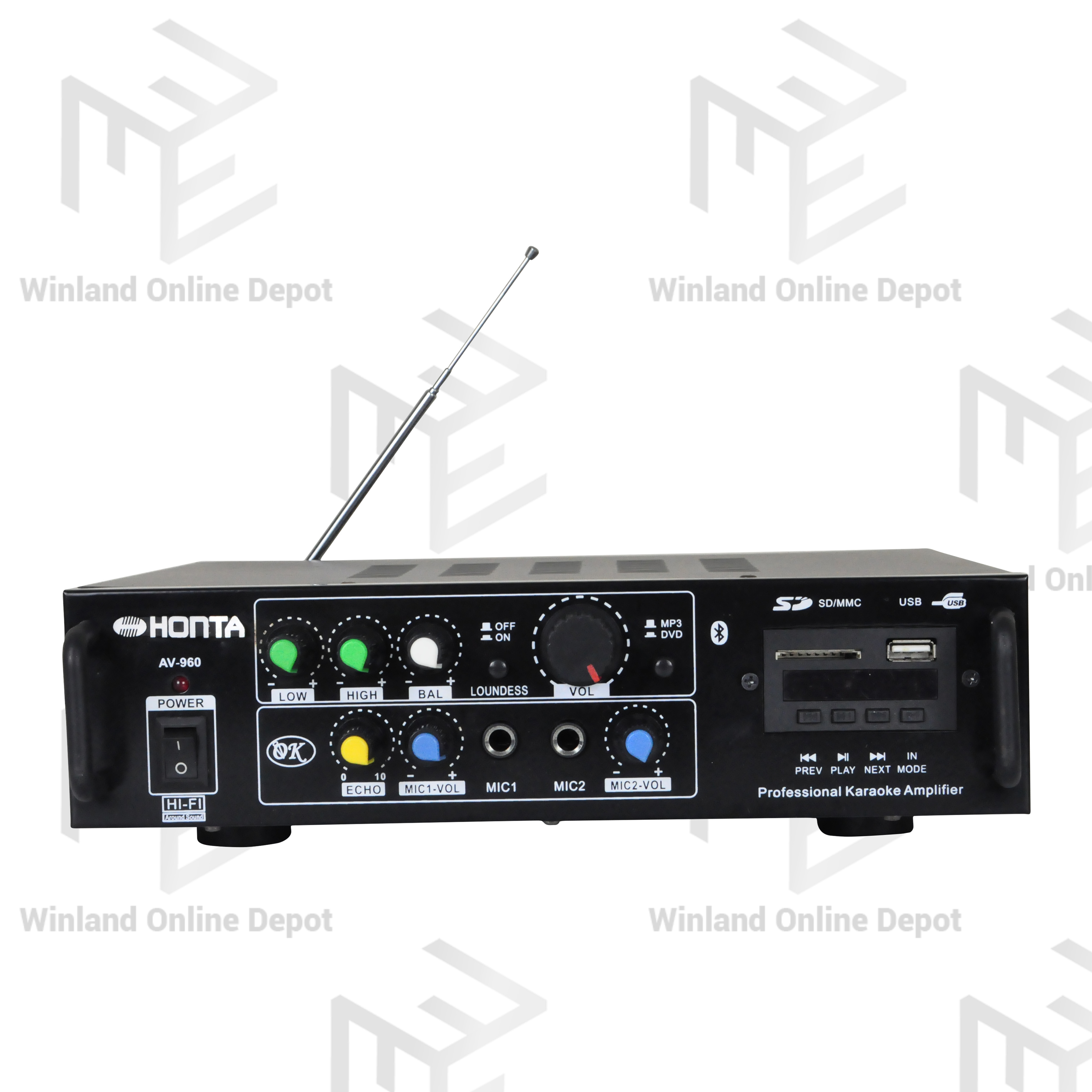 HONTA by Winland AC-DC Stereo Amplifier Built-in with FM Tuner ...