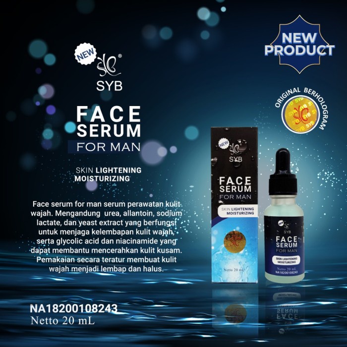 SYB MEN SERUM AND FACE MIST PAKET PERAWATAN WAJAH PRIA Lazada Indonesia