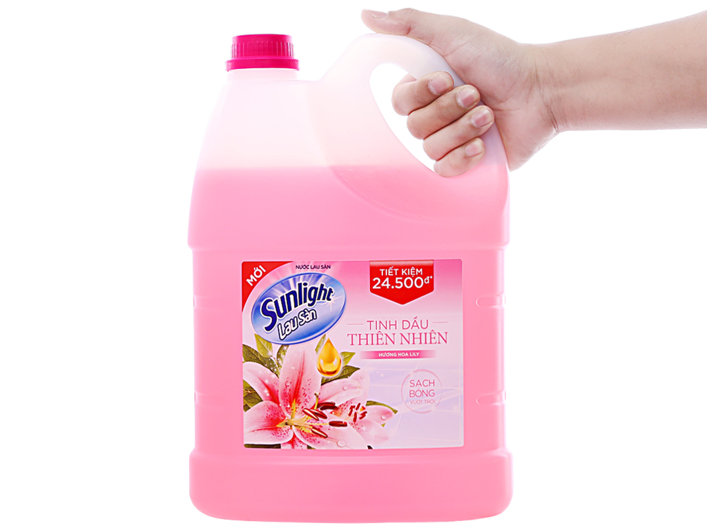 Nước lau sàn 1kg Vim Sunlight - Hoa Hồng