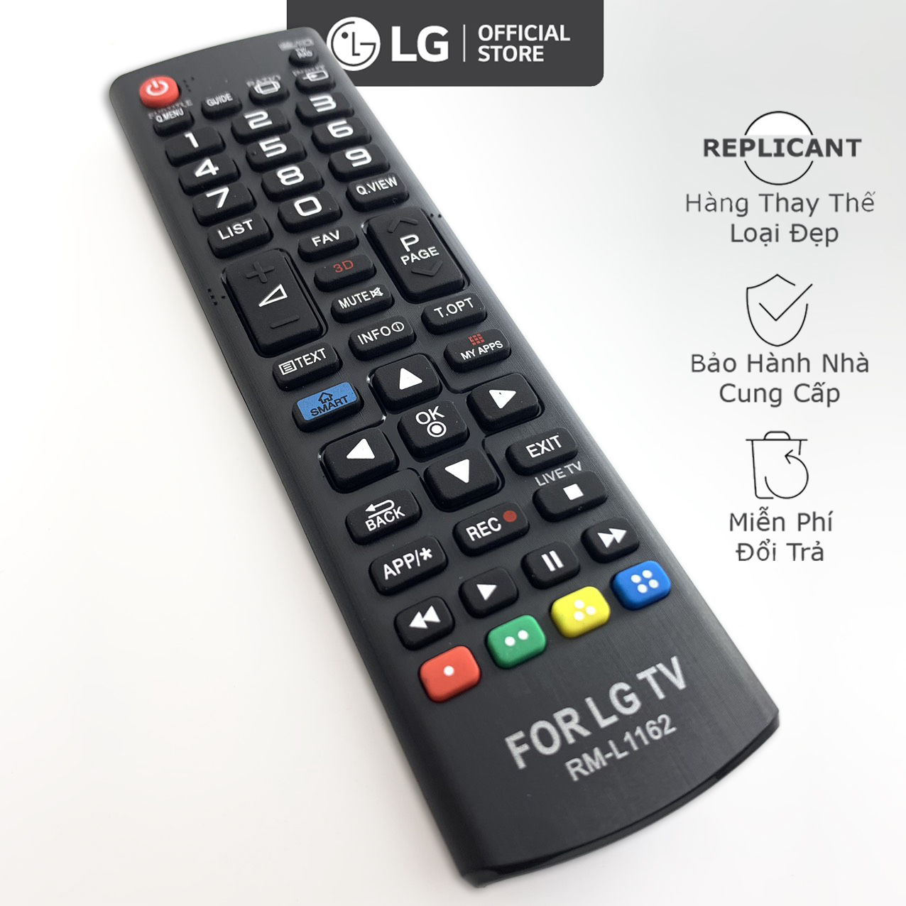 Remote điều khiển tv lg đa năng l1162 sử dụng tất cả tv lg