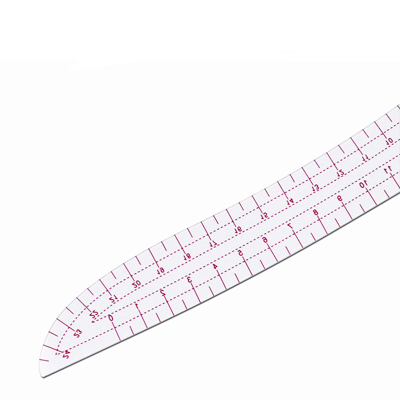 Comma Curve Ruler 【EliteEssence123】1 Pc Long Comma Shaped Transparent French Curve Ruler ...