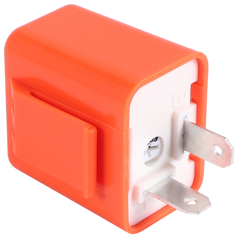 2 Pin Motorcycle Speed Adjustable LED Turn Signal Indicator Flasher Relay 12V