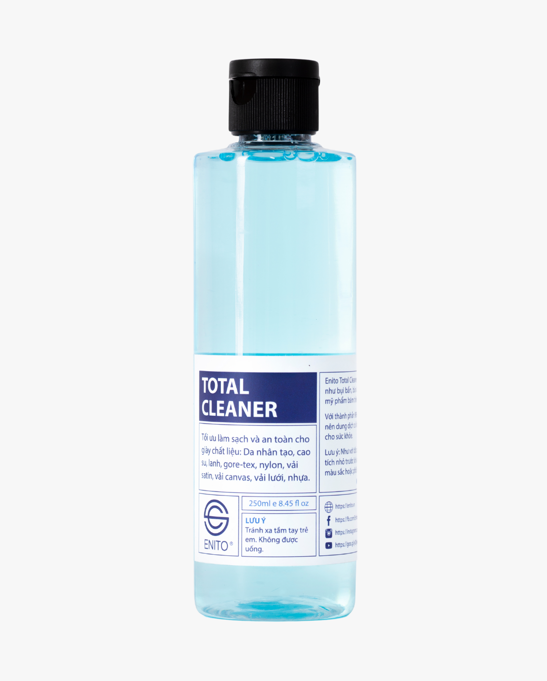 [Chính hãng] [Ảnh thật] Dung dịch vệ sinh giày Enito Total Cleaner 250ml