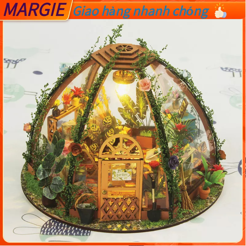 Mô hình nhà búp bê thu nhỏ margie a.