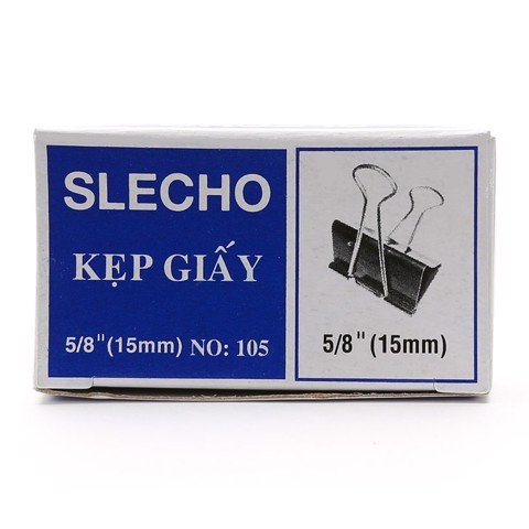 Kẹp đen 15mm ( Hộp 12 chiếc)