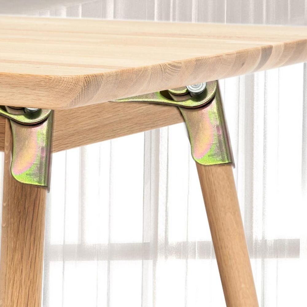 ZENGD Foldable Folding Table Leg Bracket Corrosion Resistance Table Connector Folding Table Legs Hinges Hardware Accessories Metal Sofa