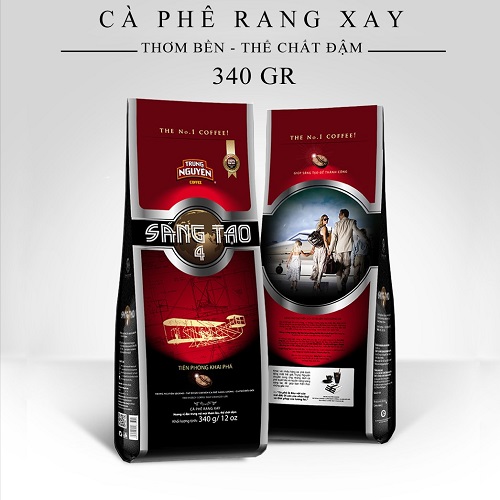 Trung Nguyên Legend Cà Phê Sáng Tạo 4 – Gói 340gr – Gu Mạnh Cân Bằng, Dùng Ngon Với Đá & Sữa