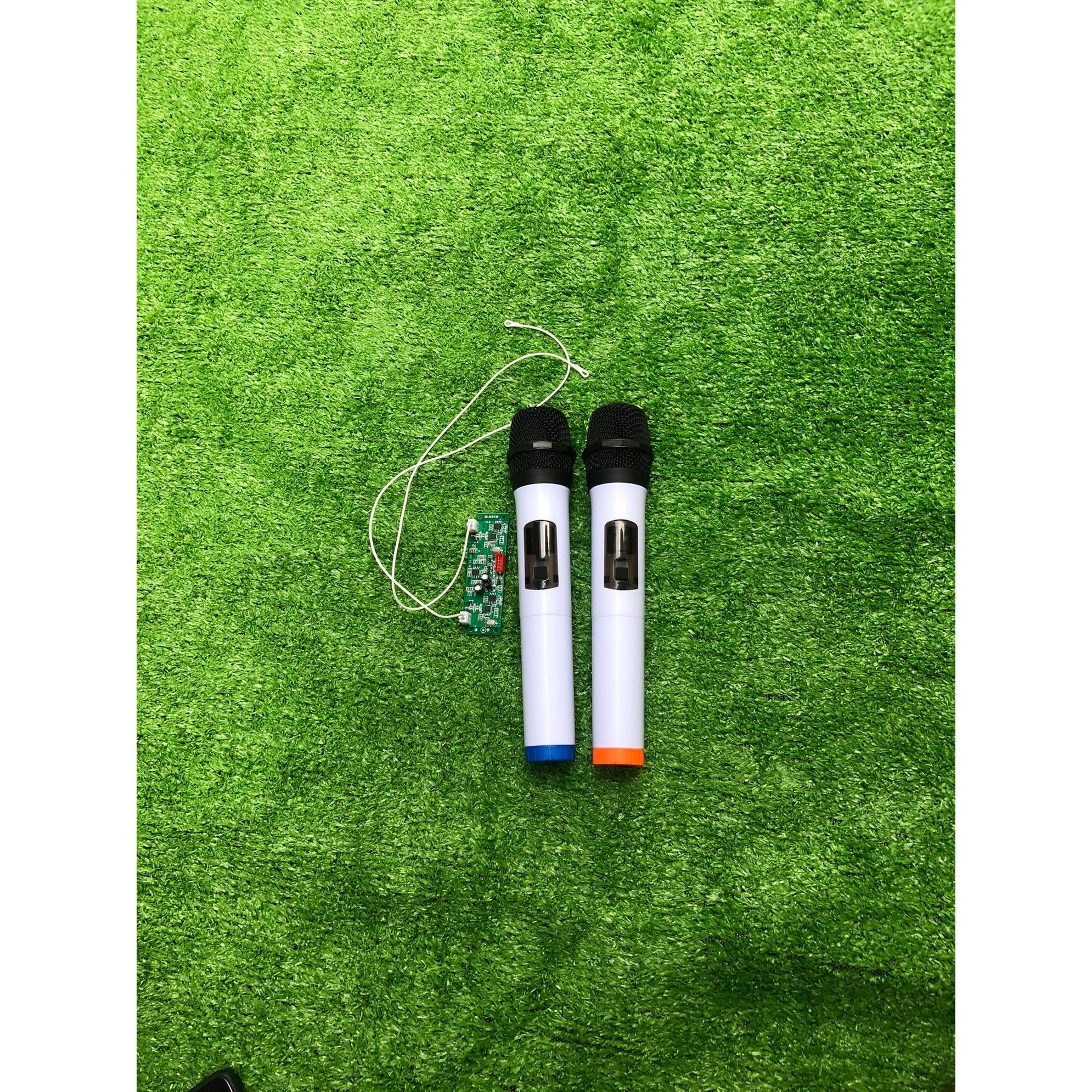 [HCM]Bộ 2 micro không dây cho loa kéo sóng UHF Wireless Microphone