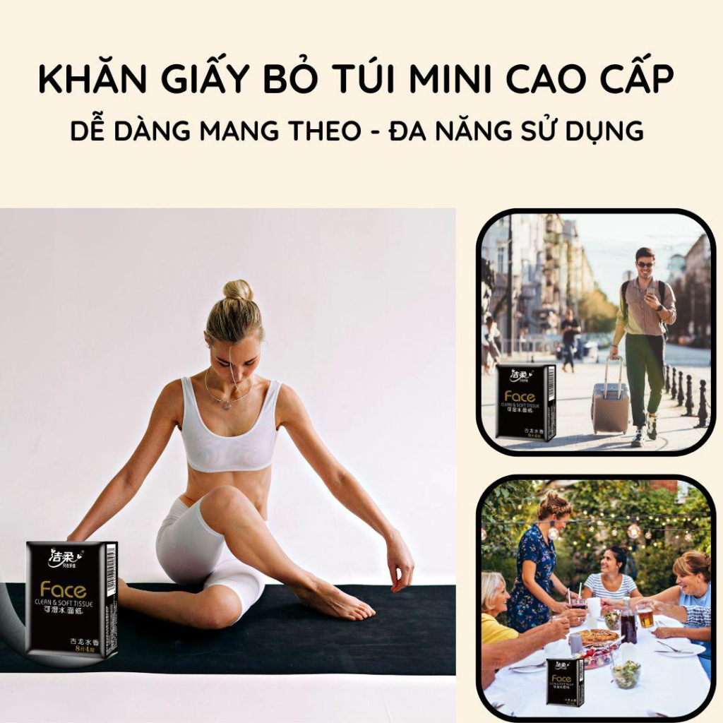Combo Giấy Face cao cấp - giấy mini