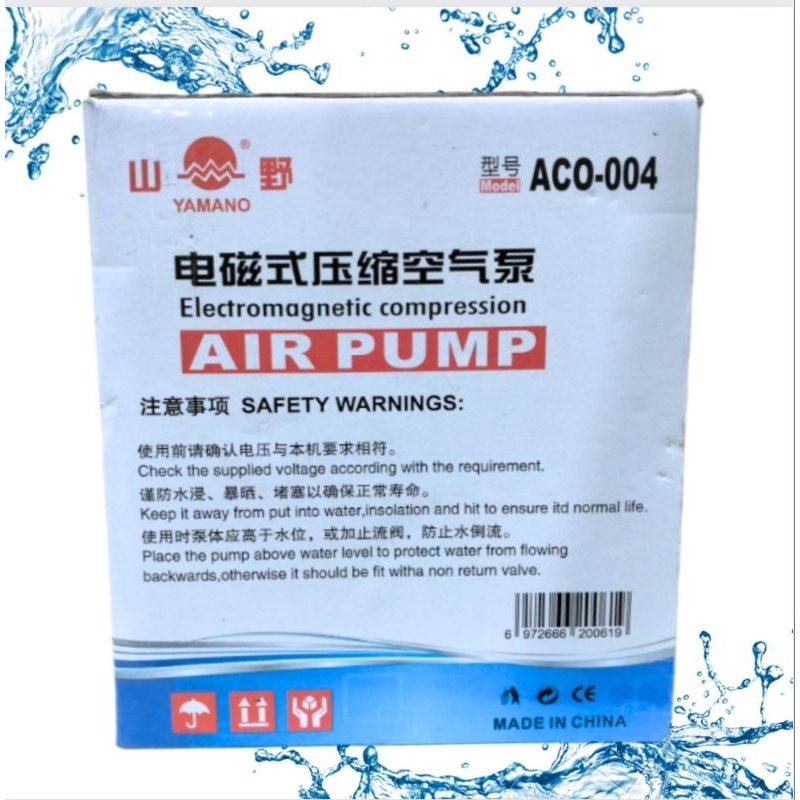 YAMANO ACO 004 Airpump aerator udara kolam Bioflok
