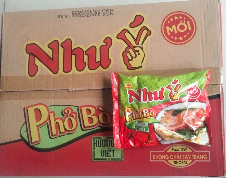 Thùng 30 gói Phở Bò Như Ý 65gr