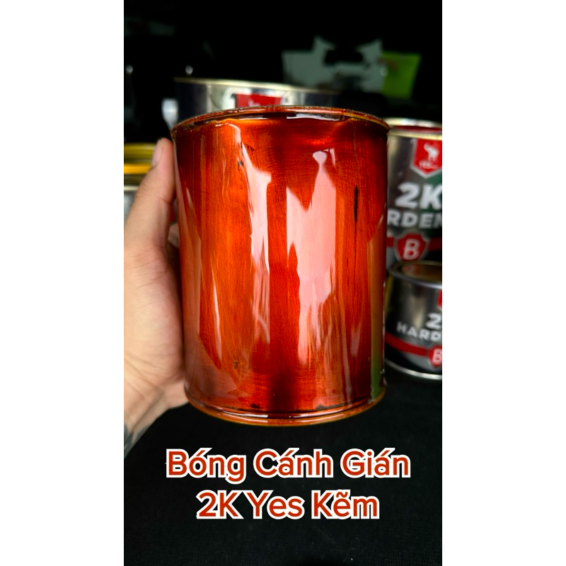 Bóng Cánh Gián 2 Thành Phần 2K Yes ( Nhanh Khô, Bóng Cứng, Bền Màu, Không Ngã Vàng )