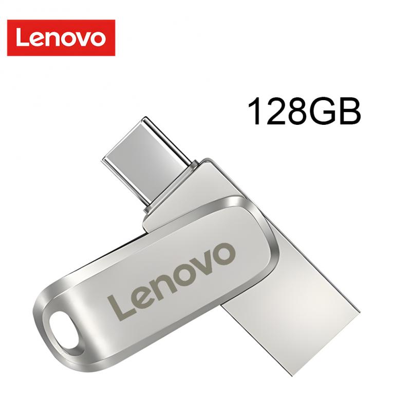 Upgraded Lenovo 2TB Pen Drive Metal USB 3.0 High Speed External Memory USB Mini Flash Drives 1TB 256GB USB Flash Disk Adapter.