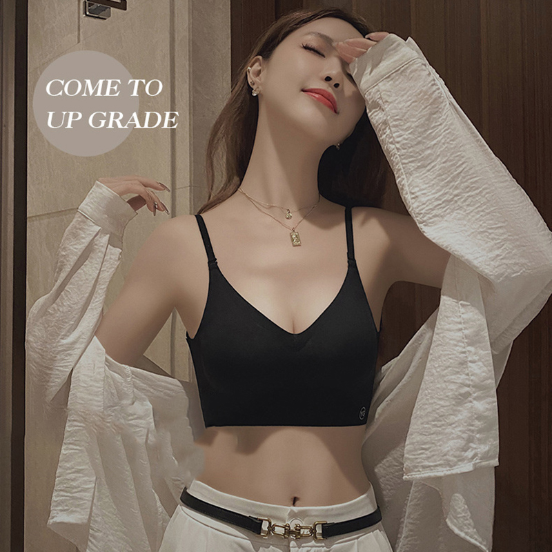 Women Invisible Bra Deep U Plunge Bras Backless Top For Dresses Sexy Lingerie With Transparent Strap Push Up Strapless Underwear LUKE. 