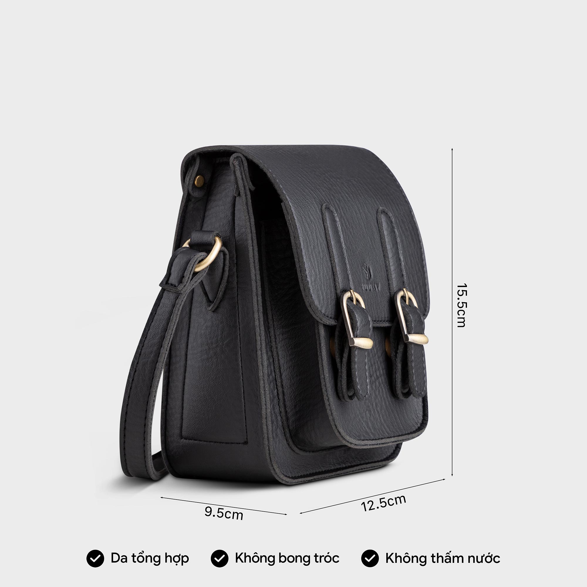 Túi Yuumy (Thời trang nữ đi chơi size 13 - Túi đeo chéo da Seasand YN118)