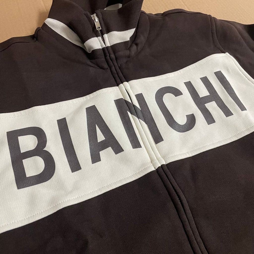BIANCHI Sweater L'eroica Sweatshirt Brown M Lazada Singapore