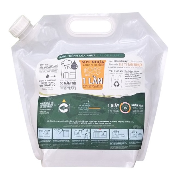 NƯỚC GIẶT SINH HỌC ONE4ONE 1L, 4.9L