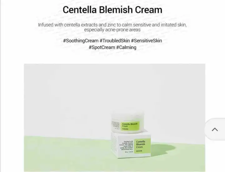 blemishes cream