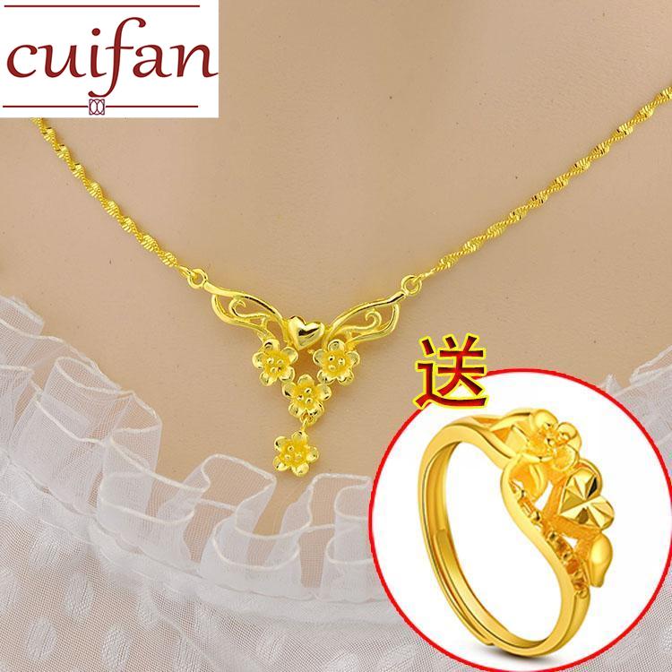 916 gold necklace for women gold lock 